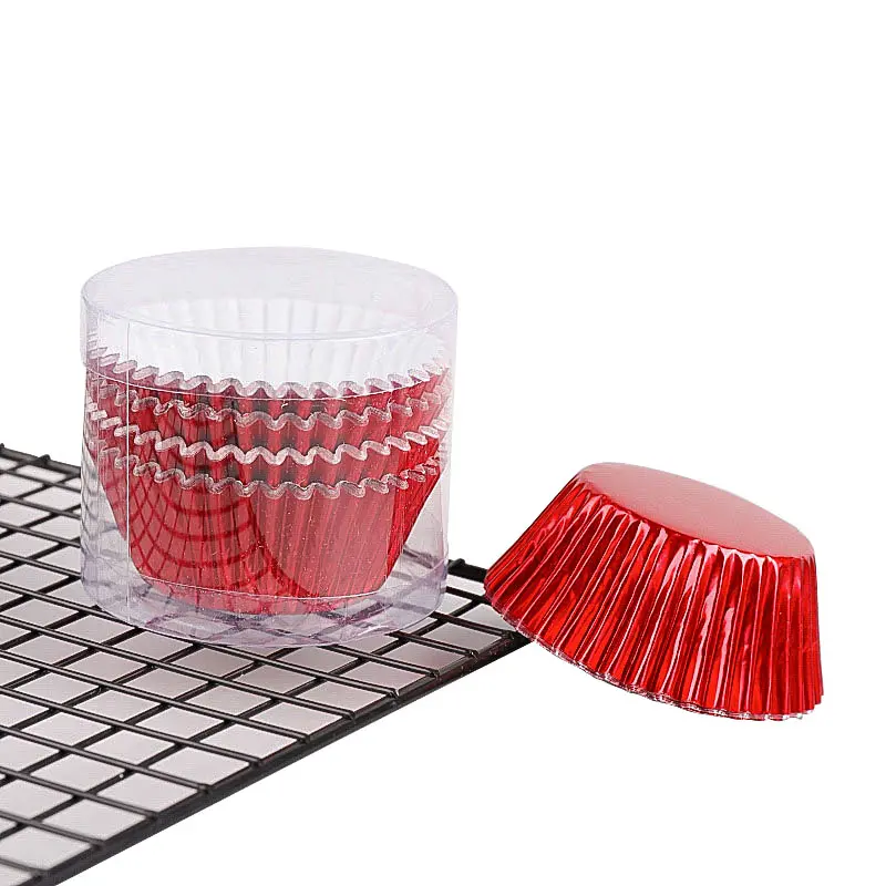 Heat resistant Aluminum Foil Cupcake Liners-wine-packsources.com