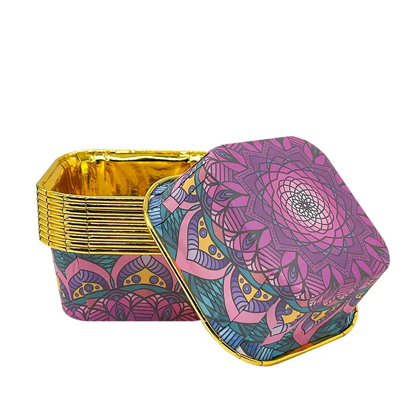 Bohemia Style Square Muffin Cups-7-packsources.com