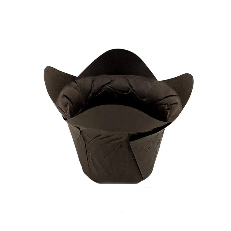 Compostable Tulip Cupcake Liners-coffee-packsources.com