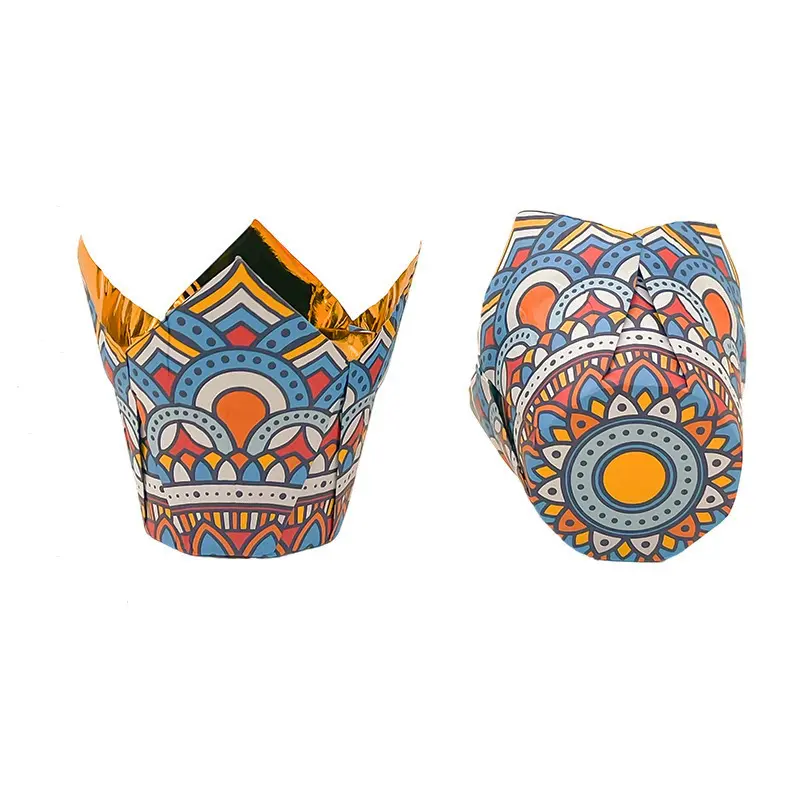 PE Foil Tulip Cups