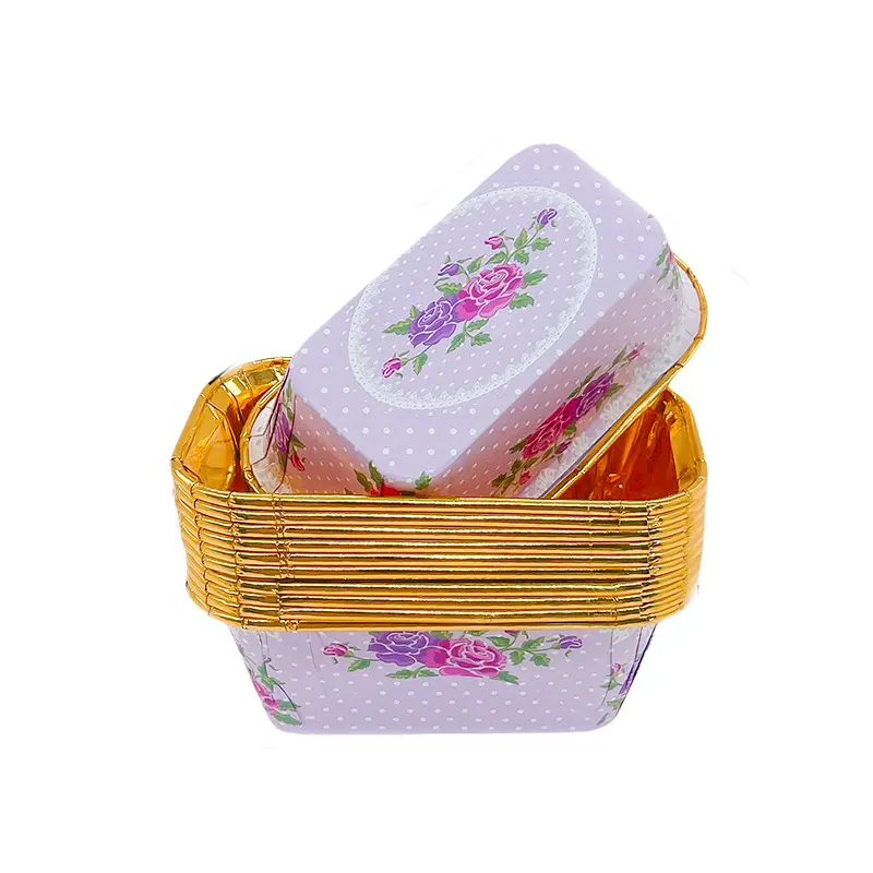 Single Side Foil Rectangle Muffin Liners Foliar-purple-packsources.com