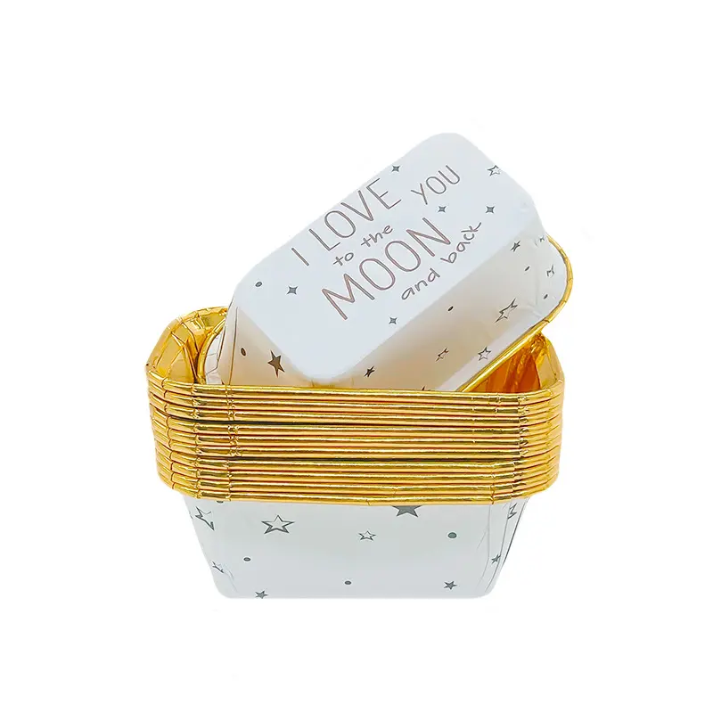 Single Side Foil Rectangle Muffin Liners Foliar-love-moon-packsources.com