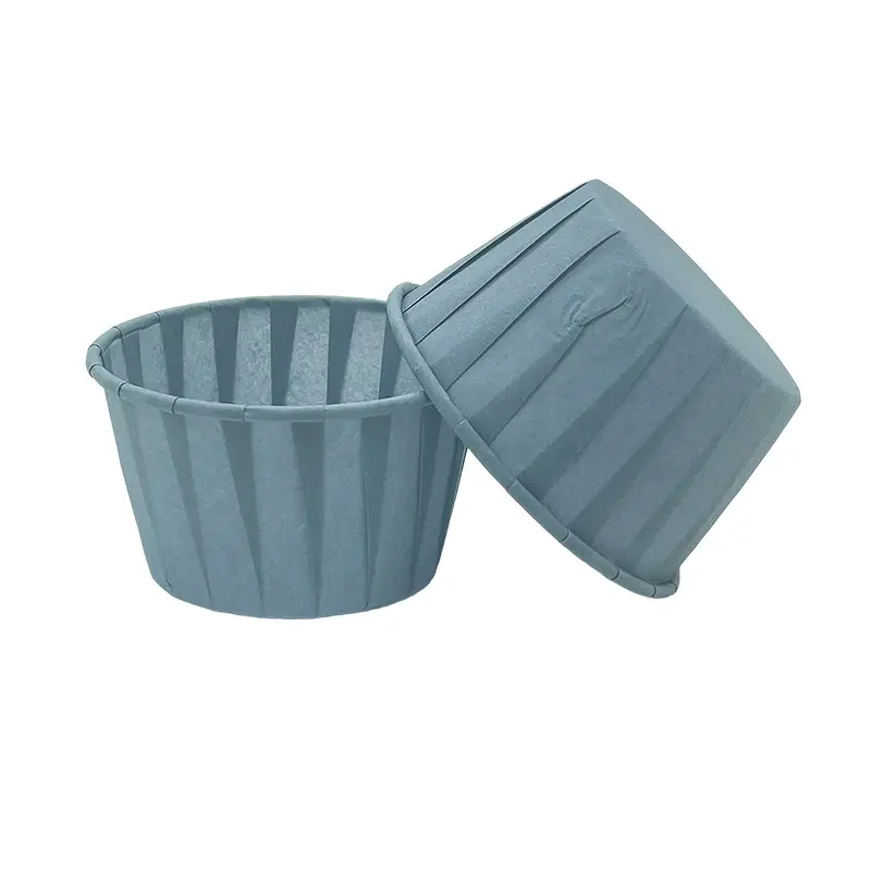 Compostable Greaseproof mini muffin liners-gray-packsources.com