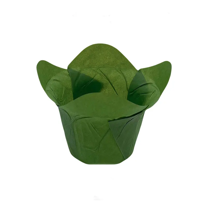 Compostable Tulip Cupcake Liners-green-packsources.com