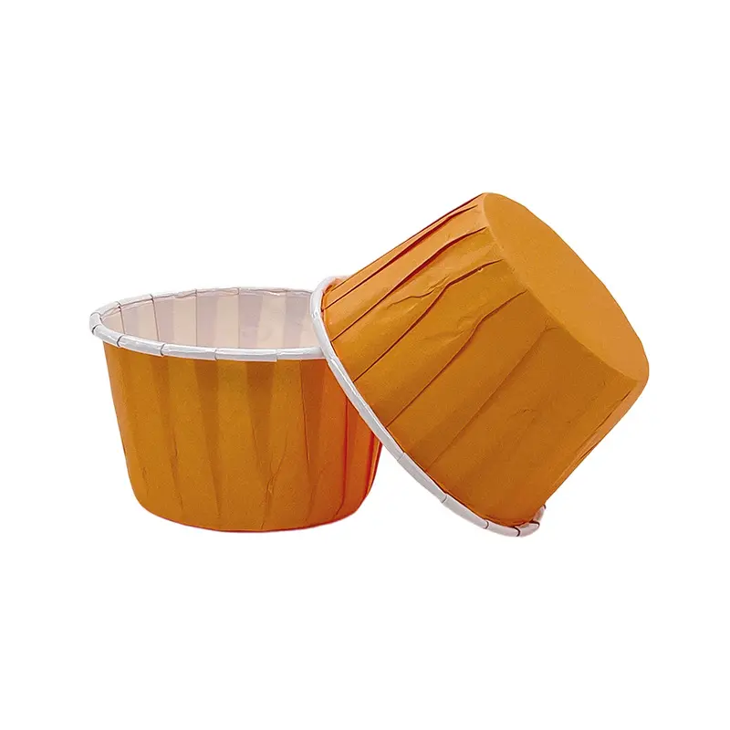 E Laminated Muffin Baking Cups-yellow-packsources.com