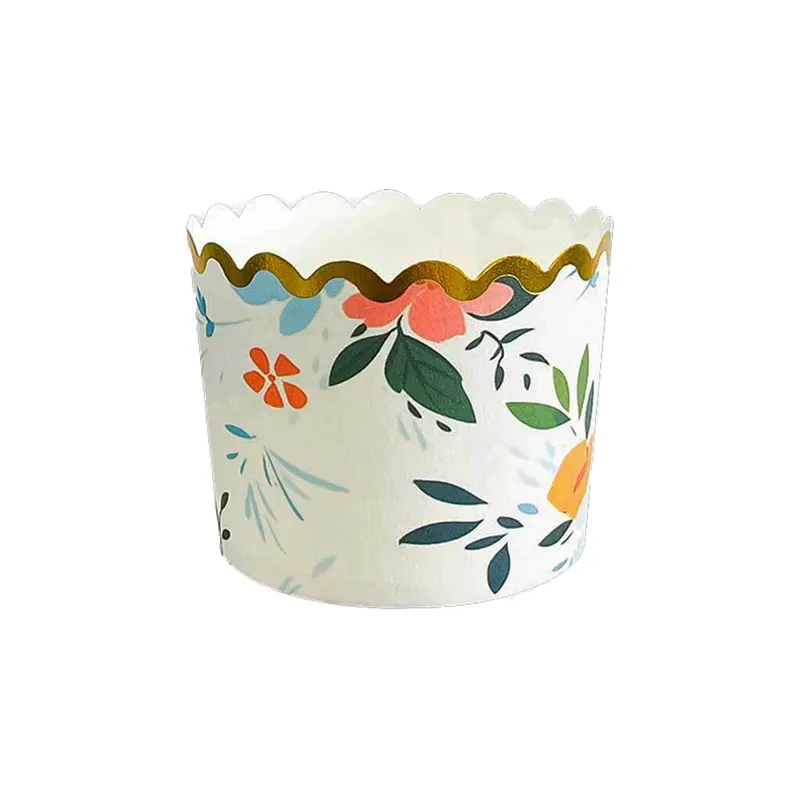 Muffin liners with butterfly printed-packsources.com