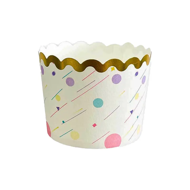 Muffin liners with star printed-packsources.com