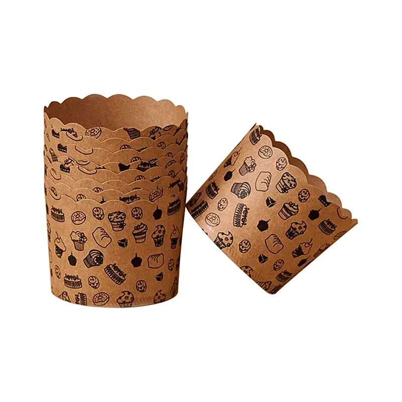 Kraft paper jumbo muffin liners-packsources.com
