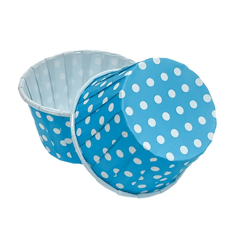 Bite Size Muffin Cupcake Liners-blue-packsources.com