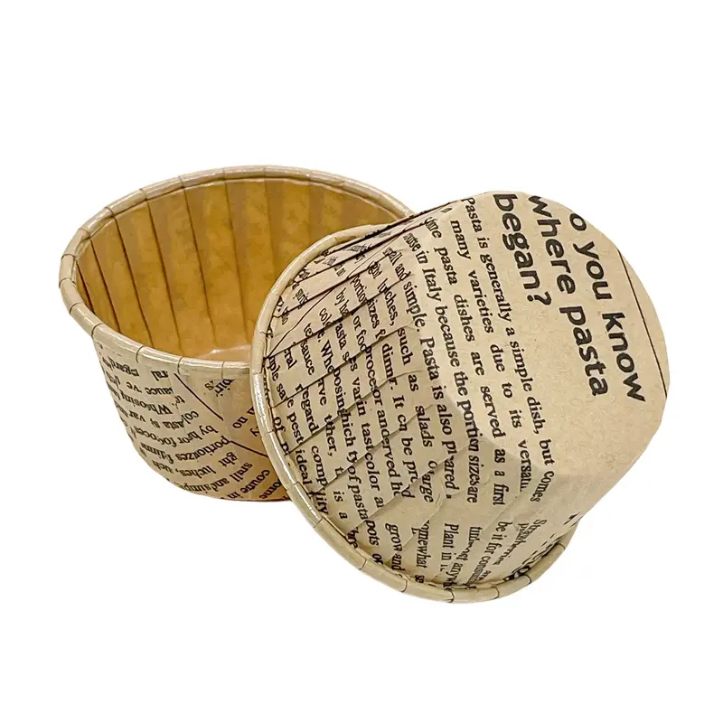 Bite Size Muffin Cupcake Liners-kraft-newspaper-packsources.com