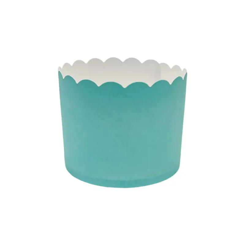 Pure Color Jumbo Muffin Baking Cups-green-packsources.com