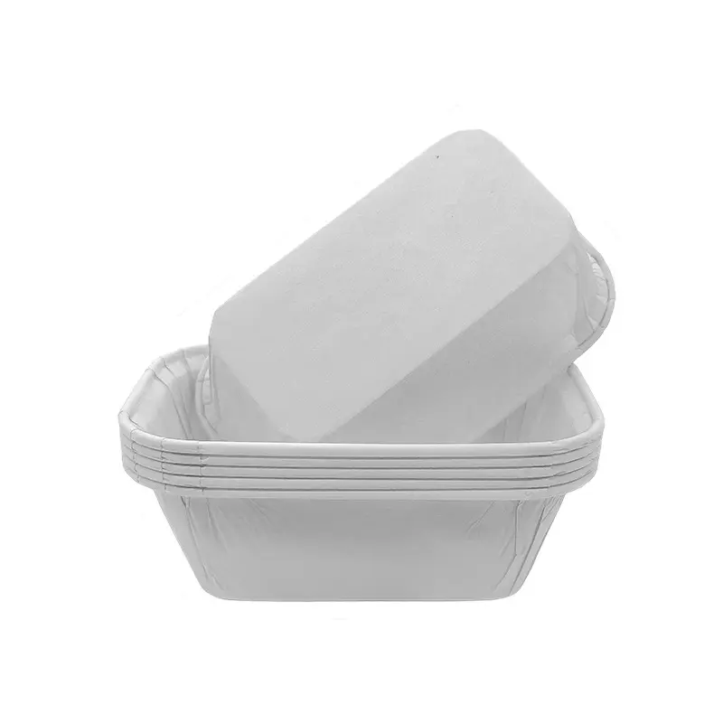Muffin Cups Rectangle Mini Cupcake Liners-white-packsources.com