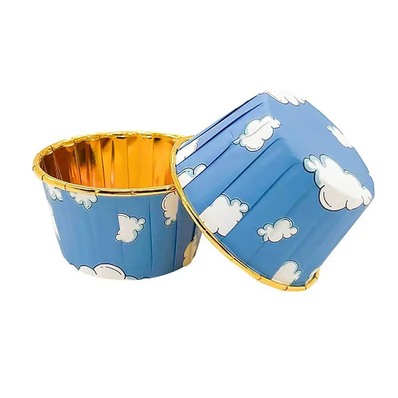 Floral printed muffin foil Paper Cups