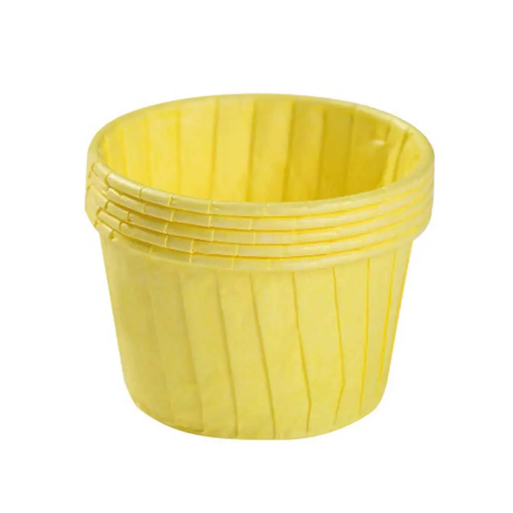 Rolled Edged greaseproof muffin cups-yellow-packsources.com