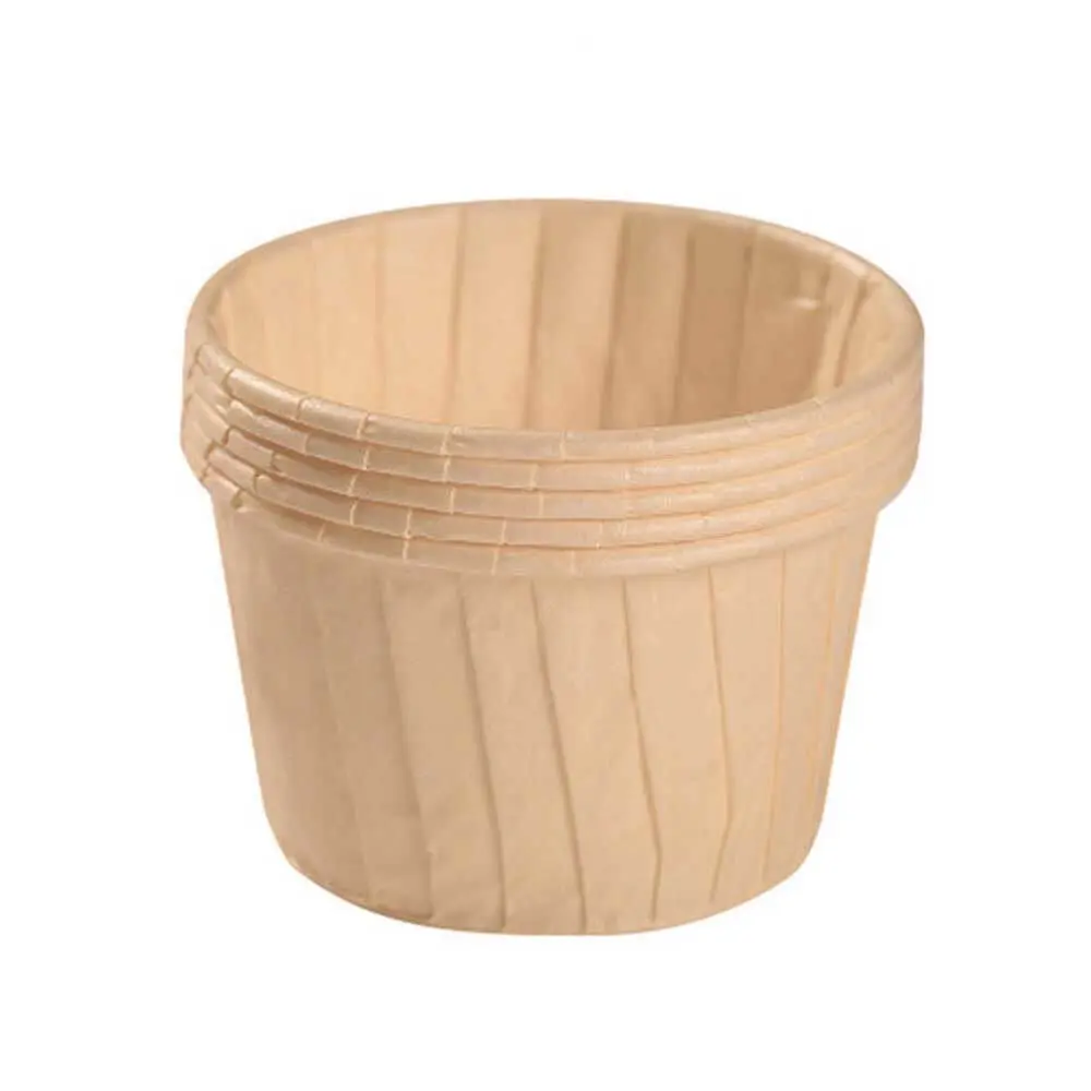 Rolled Edged greaseproof muffin cups-beige-packsources.com