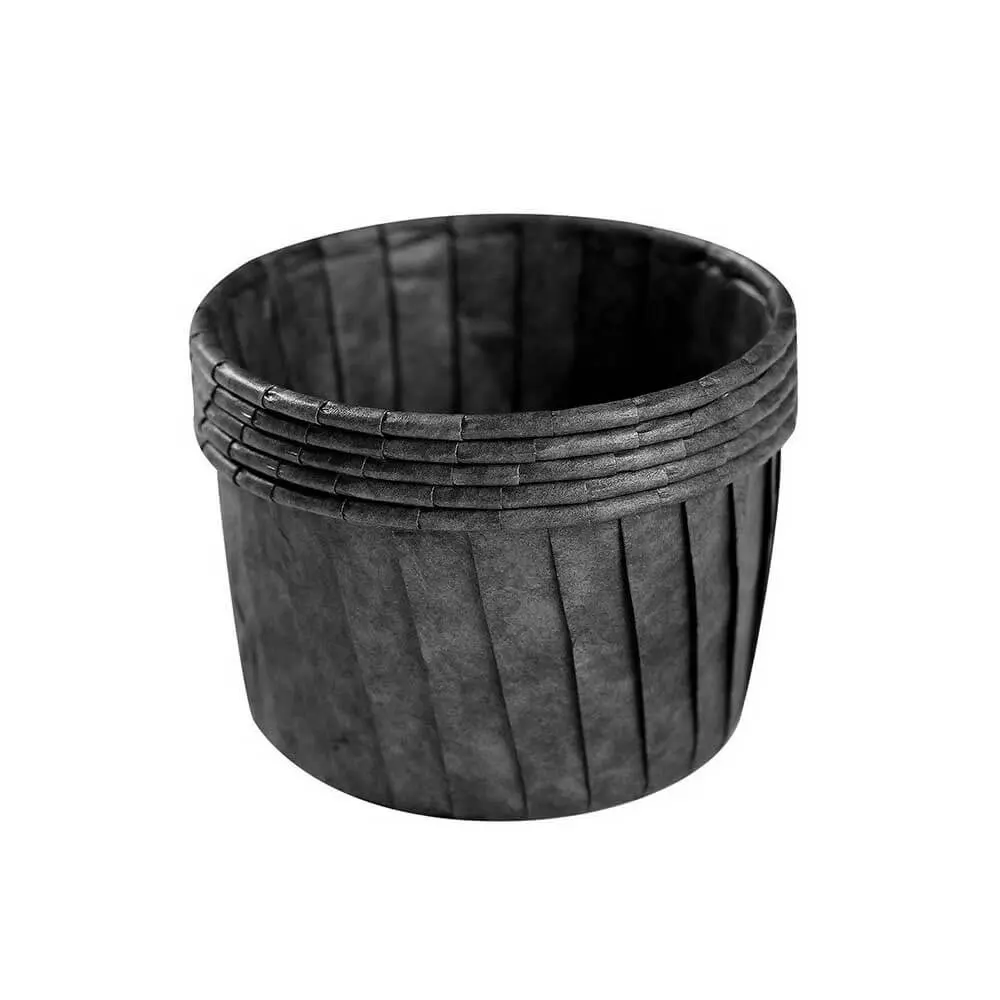 Rolled Edged greaseproof muffin cups-black-packsources.com