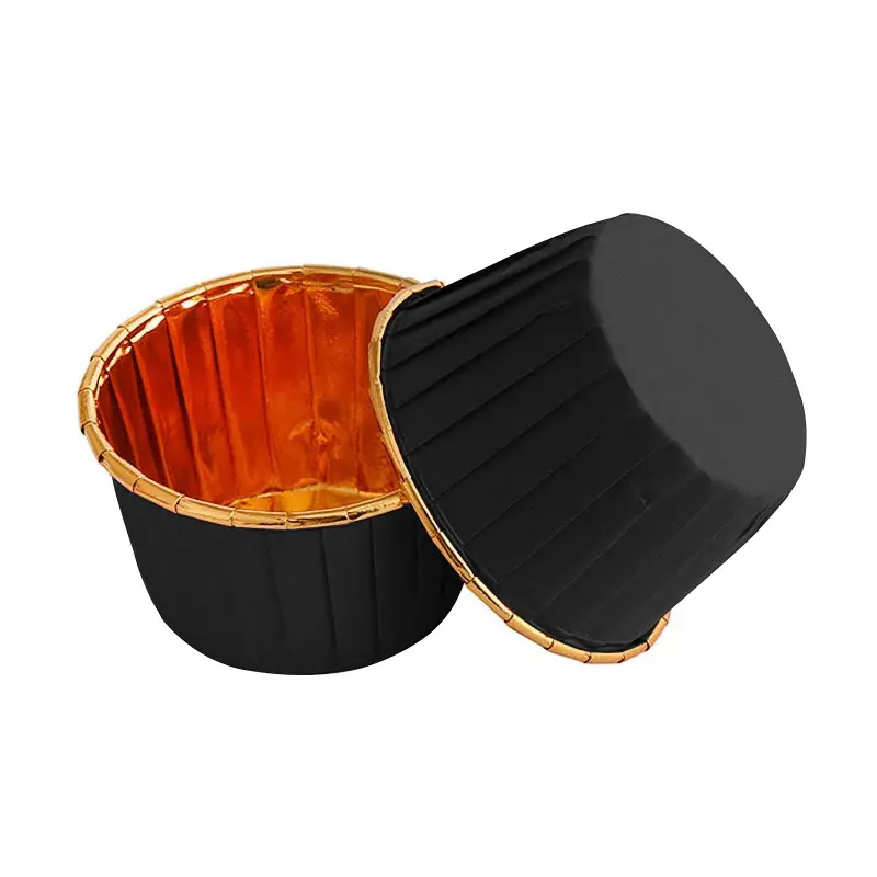 Mini Muffin Cupcake Liners Single Side Foil Greaseproof cups-packsources.com