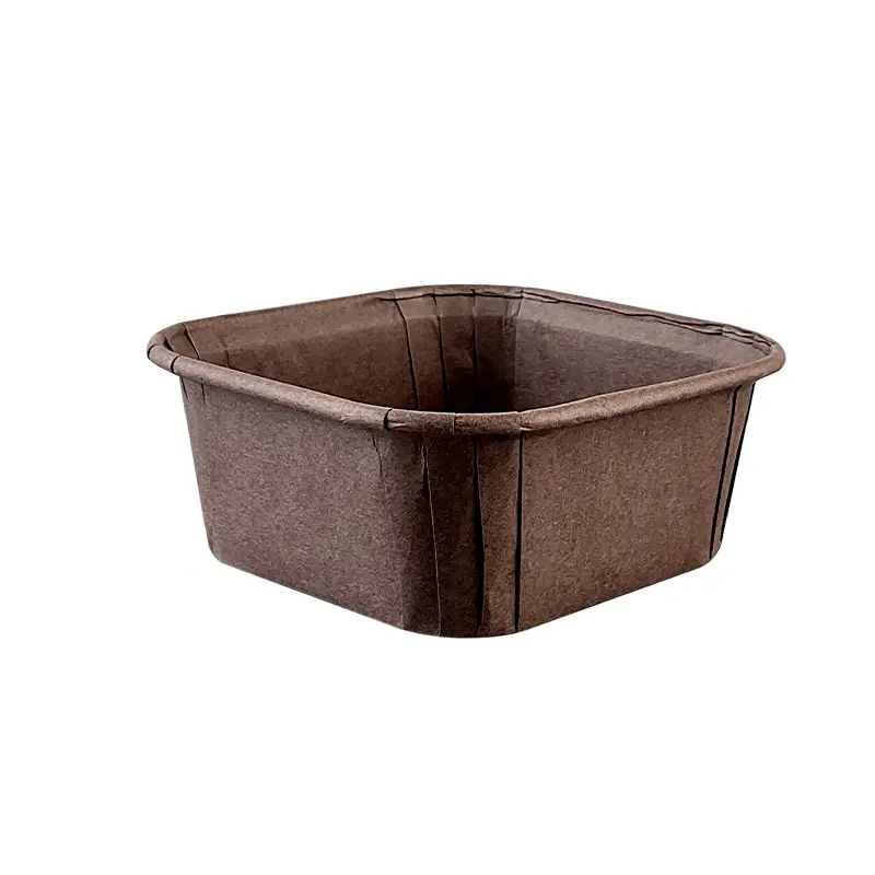 Square Muffin Liner Compostable Baking Cups