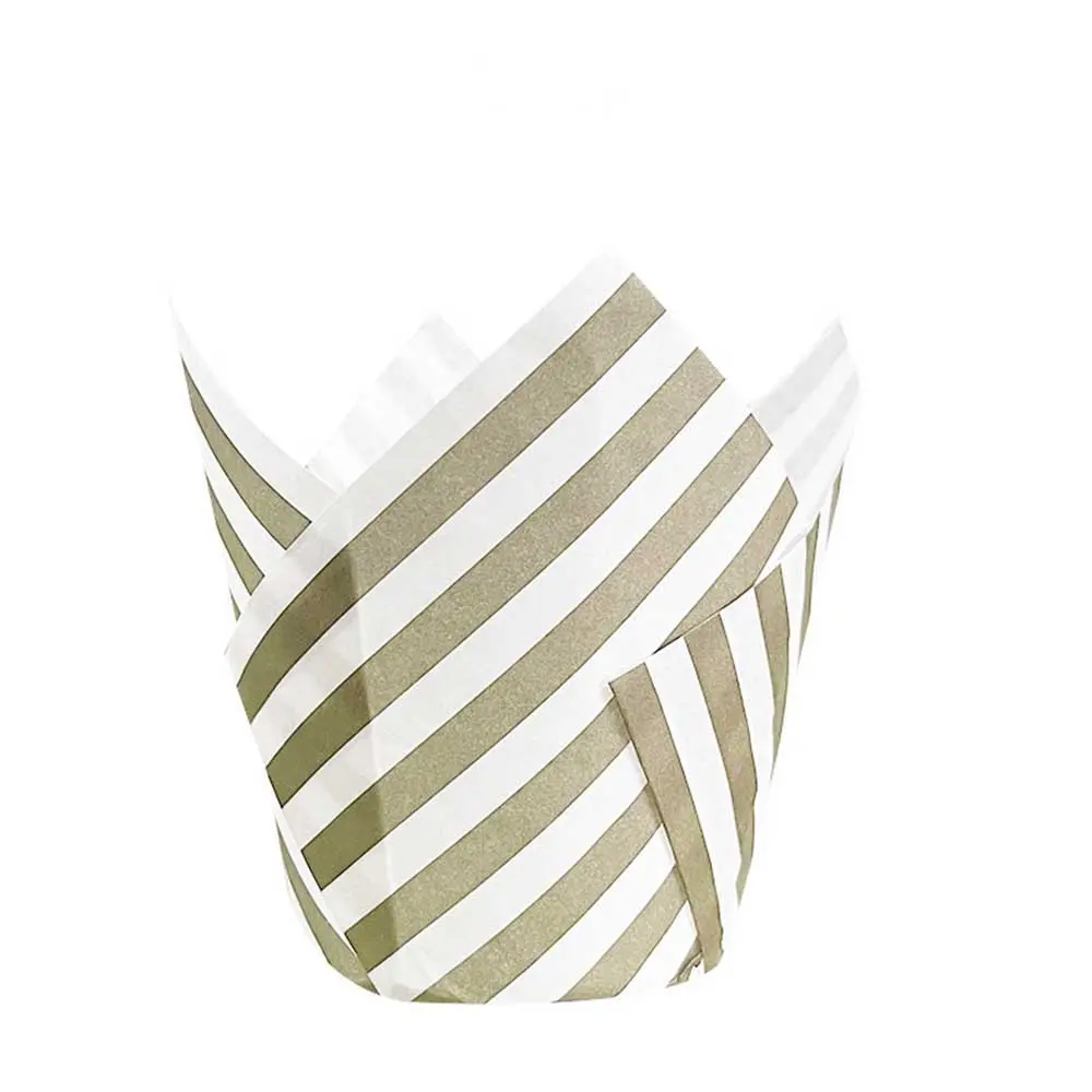 Parchment Tulip Cupcake Liners-stripe-packsources.com