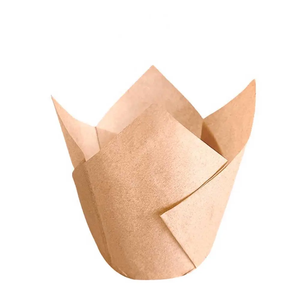 Parchment Tulip Cupcake Liners-kraft-packsources.com