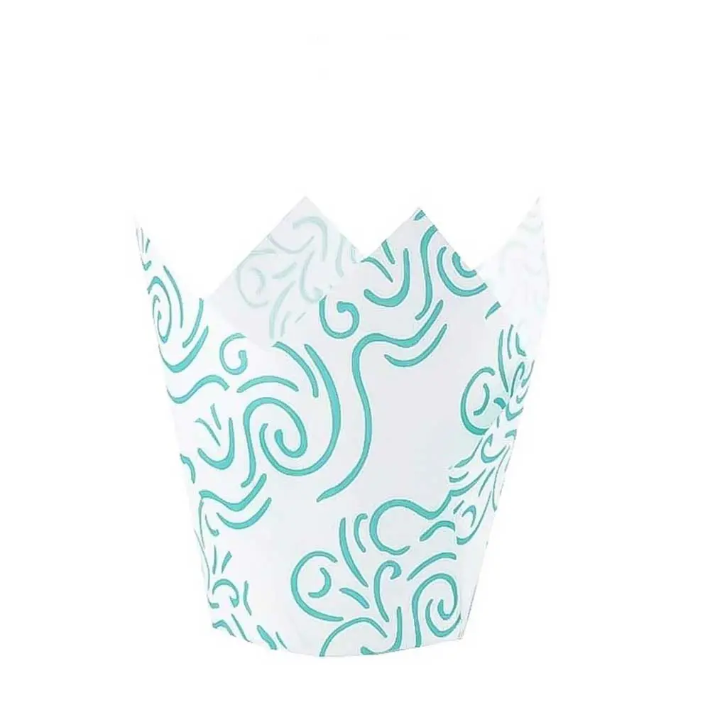 Parchment Tulip Cupcake Liners-cloud-packsources.com