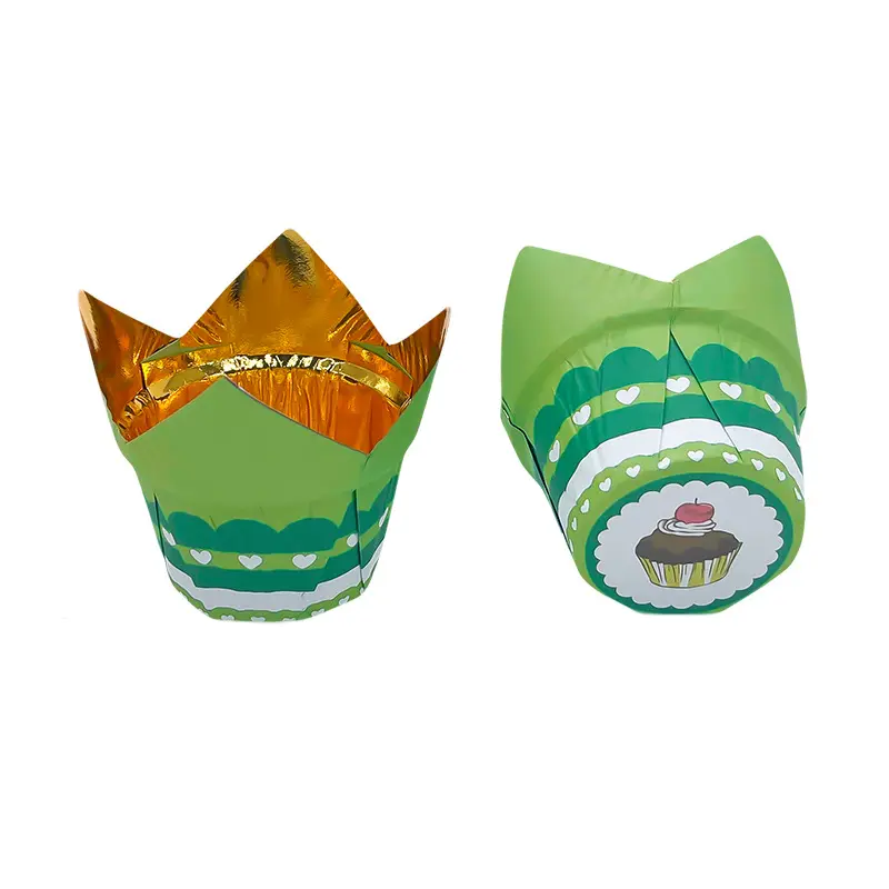 Greaseproof Tulip Cupcake Liners-green-packsources.com
